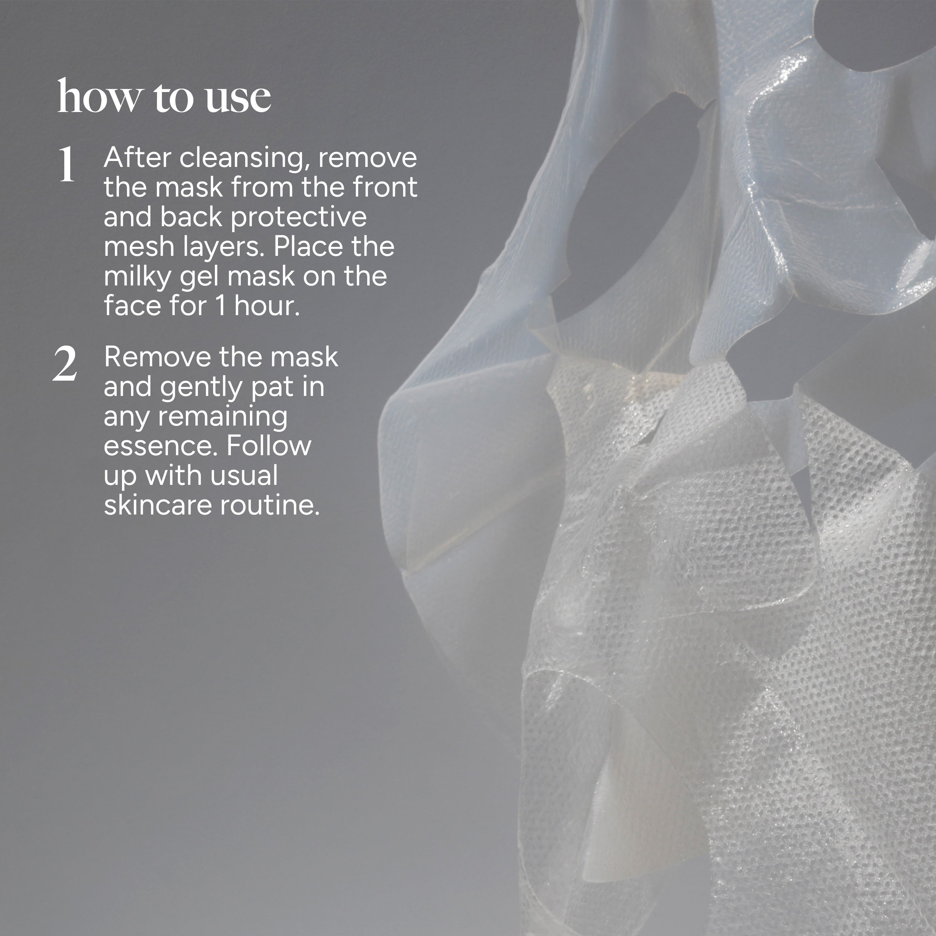 Biocellulose Coconut Gel Mask