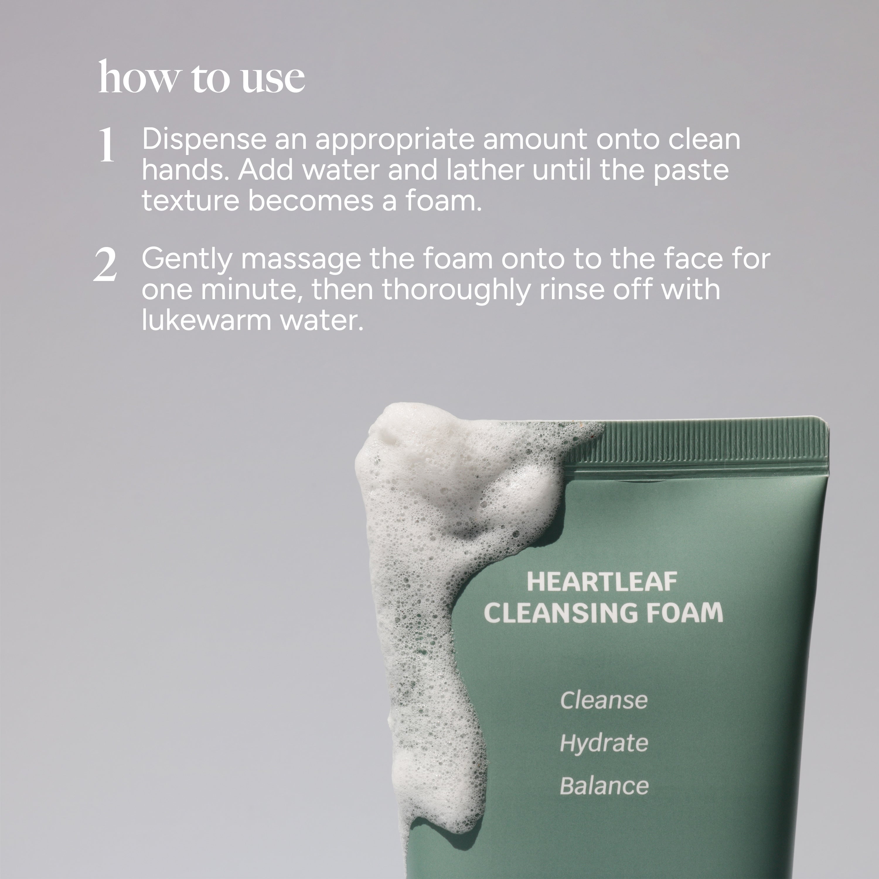 Heartleaf Foaming Cleanser