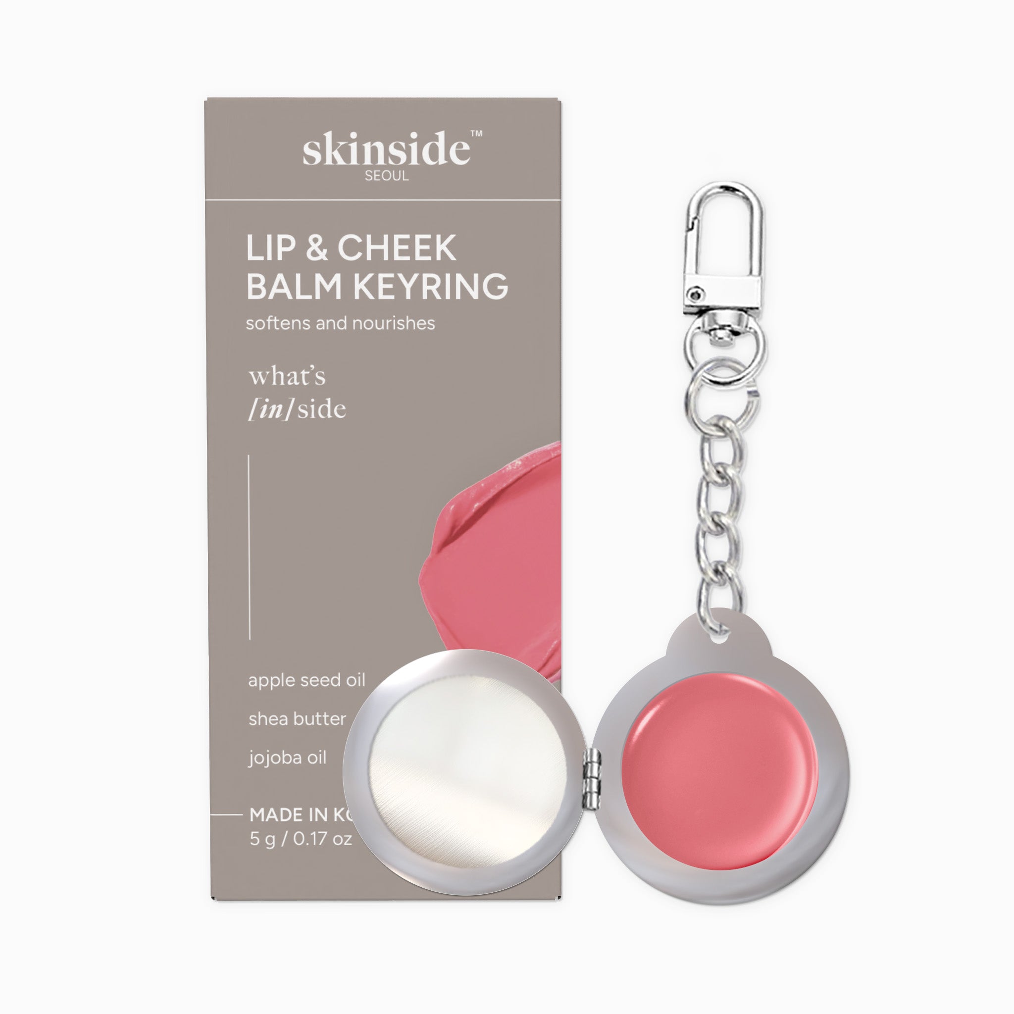 Lip & Cheek Balm Keyring (Rose)