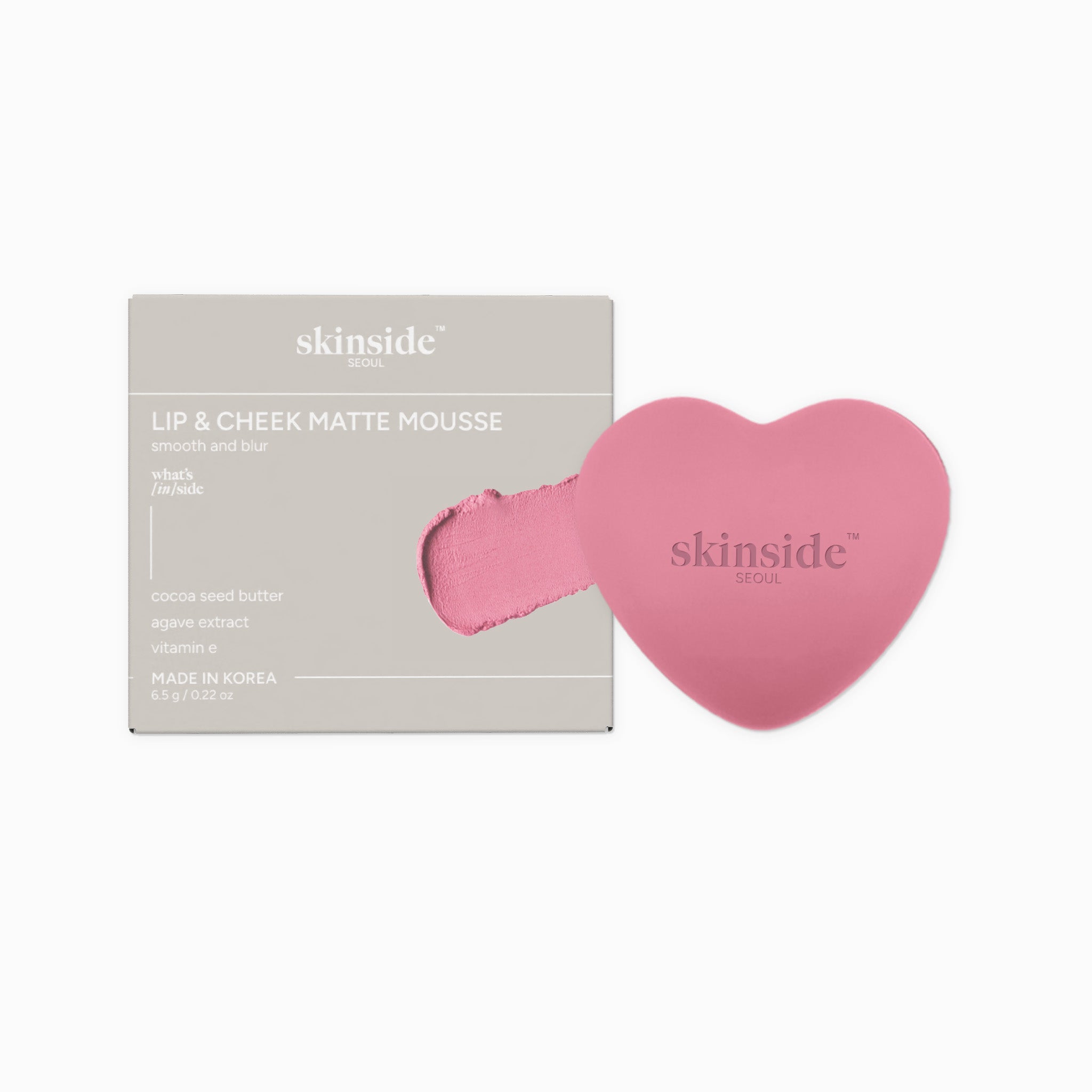 Lip and Cheek Matte Mousse (Baby Pink)